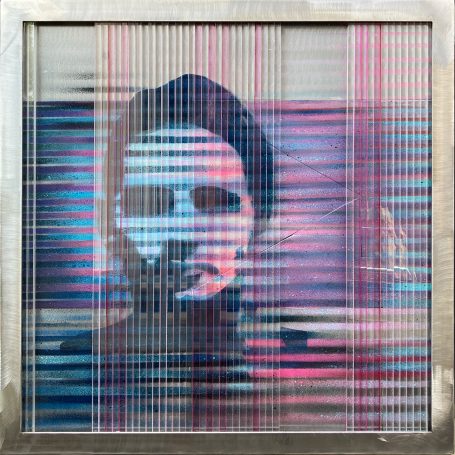 Beobachter_1 64 x 64 cm Stahl