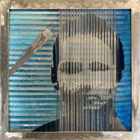 Beobachter_2 50 x 50 cm Stahl